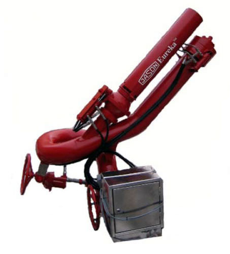Elektrischer Wasserwerfer - MM602 SERIES - Jason Engineering - hydraulisch / ferngesteuert / für Schiffsdeck