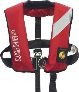 Automatisch aufblasbare Rettungsweste - 12900 - USHIP - 165 N / unisex / mit Sicherheitsgurt