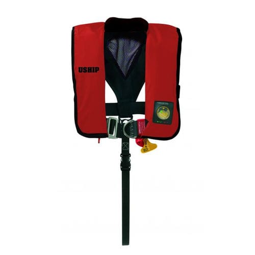 Automatisch aufblasbare Rettungsweste - 12575 - USHIP - 180 N / unisex / mit Sicherheitsgurt