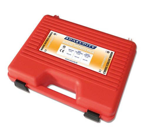 Seenot-Set für Boote : Offshore (Handfackel, Hand-Rauchsignal, Signalraketen) - 54025 - SeaCurity GmbH