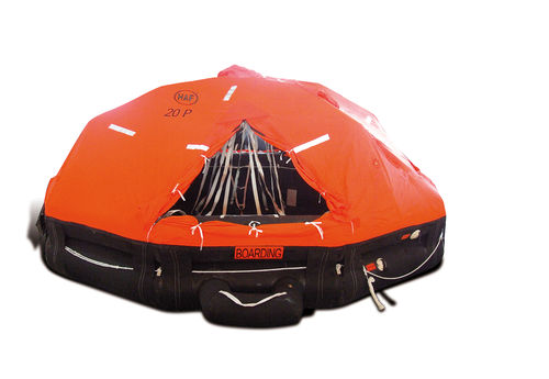 Rettungsinsel für Schiffe - SOLAS Rettungsinsel fierbar - SeaCurity GmbH - Offshore / SOLAS / MED