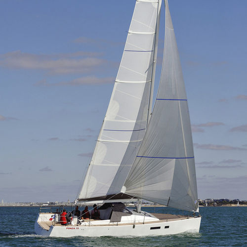 Segelboot für Kreuzfahrten - Ponza 35 - WindPearl Yachts - mit Doppelsteuerrad