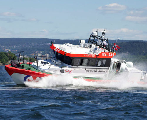 Rettungsboot Berufsschiff - 14 M FAST - Swede Ship Marine AB - Verbundwerkstoff / GFK