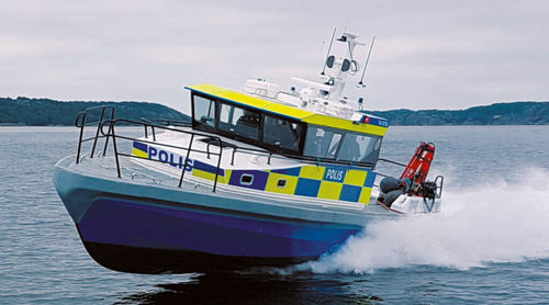 Patrouillenboot Berufsschiff - 15 M FAST - Swede Ship Marine AB - Glasfaser / GFK