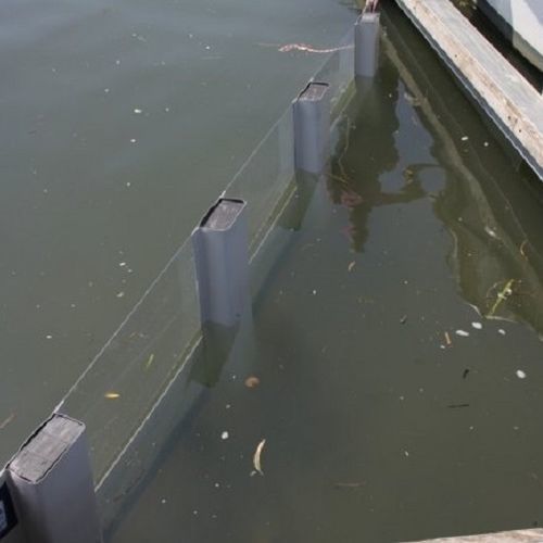 Sperre zur Schadstoffbekämpfung - ECO BLUE - Vira Soluzioni - Starre Schwimmkörper / für Stillwasser