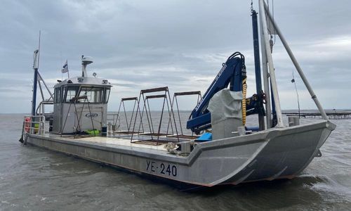 Logistik-Transport-Boot Berufsschiff - CHALANDS - Navalu - Außenborder / Aluminium