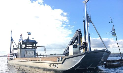Logistik-Transport-Boot Berufsschiff - CHALANDS À PIQUES - Navalu - Außenborder / Aluminium