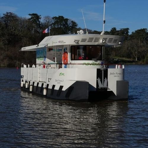 Passagierboot Berufsschiff - NAVIBUS  - Navalu - Katamaran / Innenborder / Aluminium