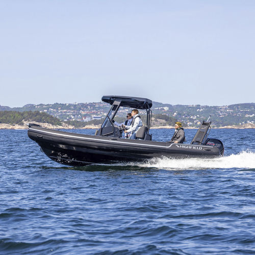 Außenborder-Schlauchboot - SP 660 - HIGHFIELD BOATS - halbstarr / mit Mittelkonsole / Open