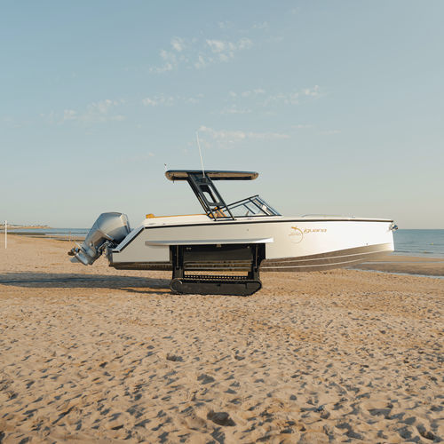 Außenborder-Runabout - Iguana Yachts - zweimotorig / Gleiter / mit Doppelkonsole