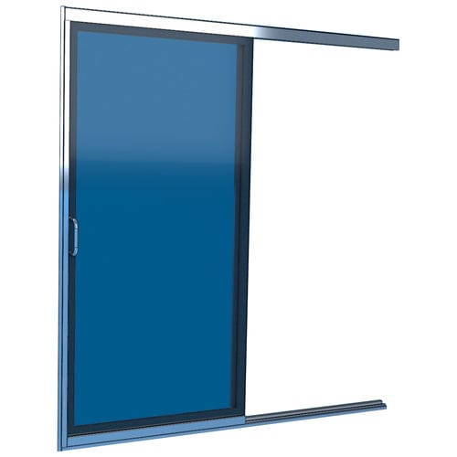 Tür für Yacht - DS series - Bofor Marine Products  - Schiebe / wetterdicht / Glas