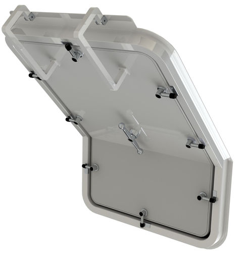 Tür für Yacht - GALWING CUSTOM  - Bofor Marine Products  - wetterdicht