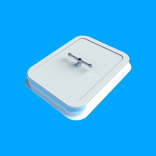 Deckluke für Boot - HWTA60 - Bofor Marine Products  - für Yacht / quadratisch / bündig