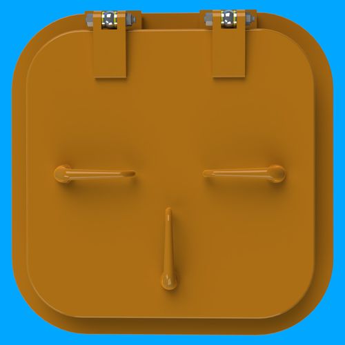 Deckluke für Boot - HWTPR series - Bofor Marine Products  - für Yacht / quadratisch / öffnend