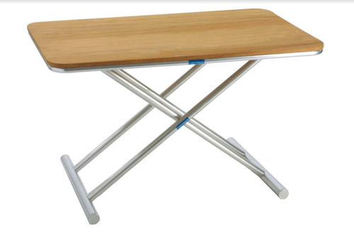 Beistelltisch für Boot - NAUSICA TEAK - Metalstyle Srl - einstellbar / Teakholz
