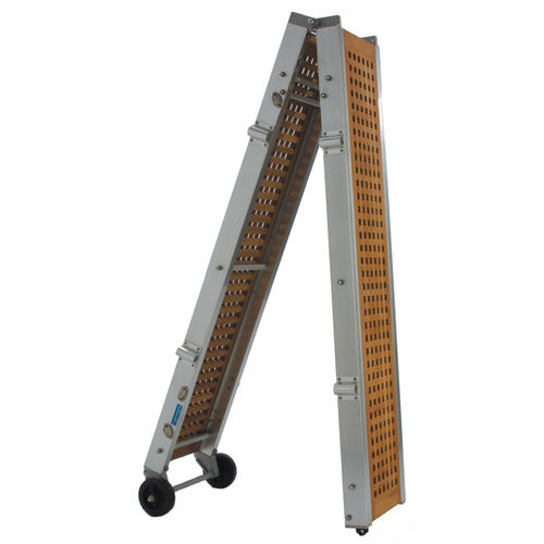 Gangway für Boot - NAOMI 2 - Metalstyle Srl - faltbar / manuell / Aluminium