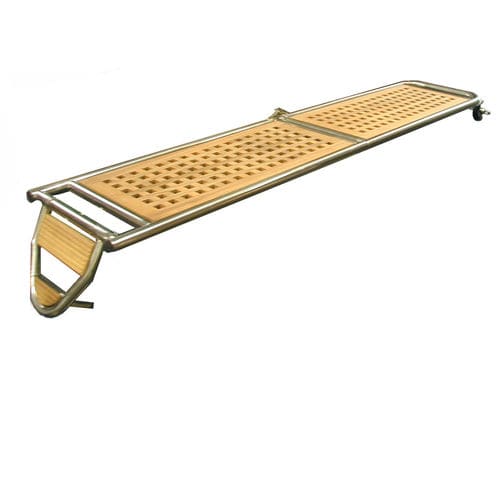 Gangway für Segelboot - BAVARIA - Metalstyle Srl - faltbar / manuell / Edelstahl