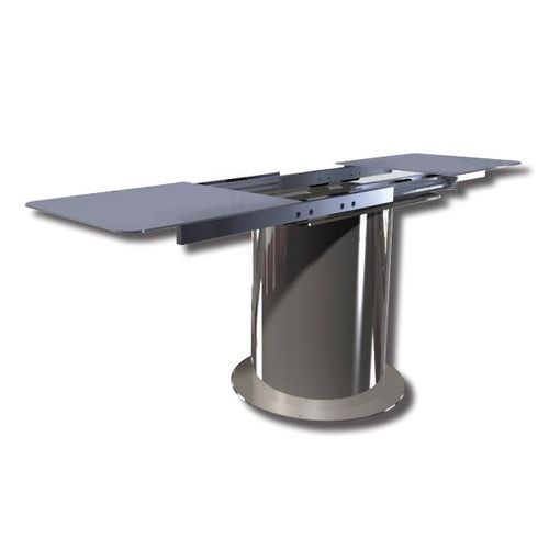 Gleitender Tischfuß - OPEN - Metalstyle Srl - Aluminium / Edelstahl