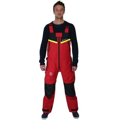Latzhose zum Offshore-Segeln - OFFSHORE - Orange Marine - wasserdicht