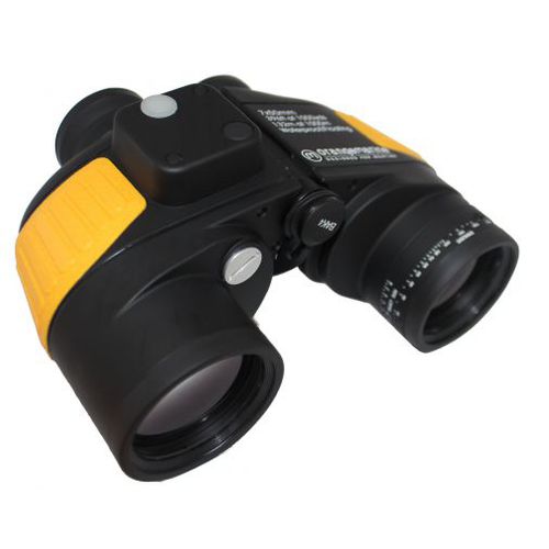 Wasserdichtes Fernglas - Orange Marine - mit Kompass / schwimmend / 7x50