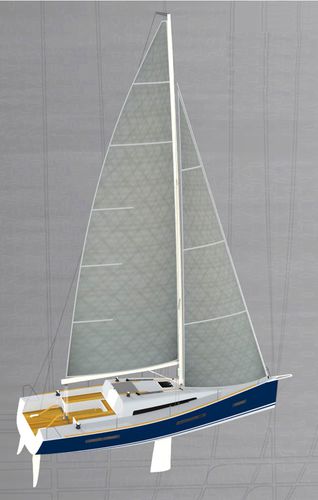 Segelboot für Fahrten- und Regattasegeln - ROSSO 35  - CHANTIER DES ILEAUX