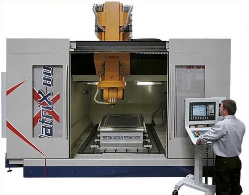 CNC-Bearbeitungszentrum - MATRIX 800 - Breton - 5-Achs / vertikal / für Verbundstoffe