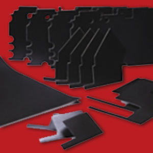 Antivibrationsplatte - POLYDAMP&reg; Extensiona - Polymer Technologies - Gummi