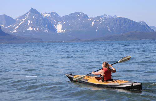 Faltkajak - PUFFIN SACO - Pakboats/ScanSport, Inc. - für Angelsport / für Erwachsene / Zweisitzer