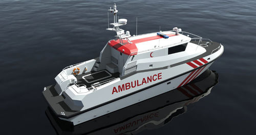 Hospitalschiff Berufsschiff - 58 - ARES Shipyard - Inboard-Hydrojet / Verbundwerkstoff / Aluminium