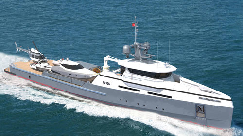 Yachtunterstützungs-Spezialschiff - 56 YSV - ARES Shipyard - Stahl