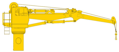Kran für Schiffe - K SERIES - Allied Marine Crane - Deck / Knickarm / aktive Seegangskompensation