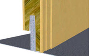 Sandwichplatte für Schiffszwischenwände - FTG WET 7 B-15 - PANELFA S.L.U - Mineralwolle / Stahl