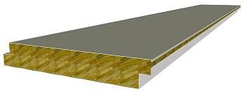 Sandwichplatte für Schiffsdecken - B15 - PANELFA S.L.U - Mineralwolle / Stahl