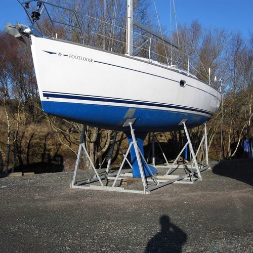 Bootsgestell für Boot - STANDARD - Tennamast - verstellbar