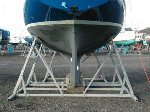 Stützfuß zum Aufdocken für Segelboot - CRAFT-T - Tennamast - stationär / galvanisiertem Stahl
