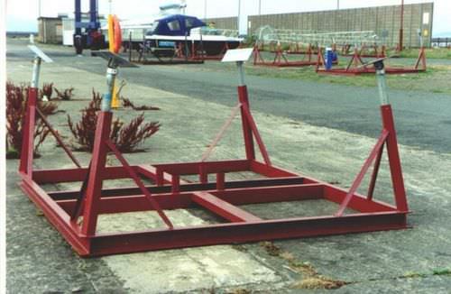 Bootsgestell für Boot - Tennamast - stationär