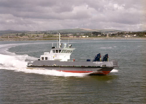 Umweltschutzboot Berufsschiff - Enviro Sharm - Arklow - Innenborder / Aluminium