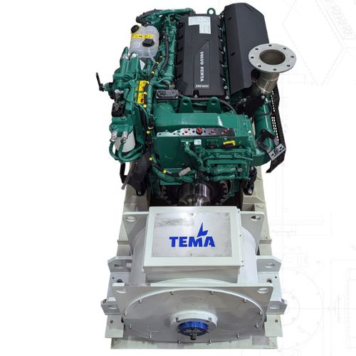Stromaggregat / variable Drehzahl - HVO100 - TEMA - Diesel / für Boot / für Yacht
