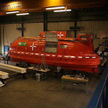 Rettungsboot mit Druckkammer - Chambers Oceanics Ltd - für Schiffe