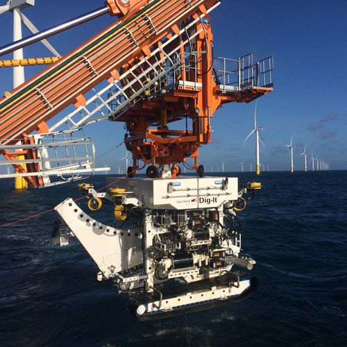 Unterwasser-ROV / zur Rumpf-Reinigung - QTRENCHER 1600 - SMD