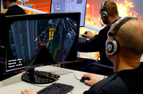 Brandbekämpfungssimulator - AFS SaS - STORM SIM - Antrieb / für Schiffe