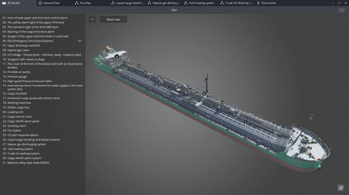 3D-Unterstützung-Software - Virtual ship tanker - STORM SIM - für Öltanker / für virtuelles Schiff