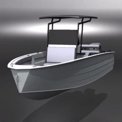 Außenborder-Konsolenboot - 600 - SMARTLINER - mit Mittelkonsole / Sportfischer / Glasfaser