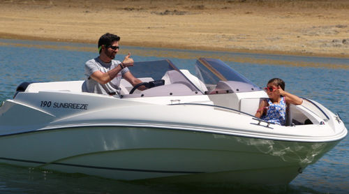 Außenborder-Runabout - SUNBREEZE 190 - SMARTLINER - mit Doppelkonsole / Bowrider / Open
