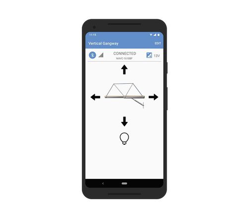 Steuerungs-App - Swissway Marine Holland bv - für Segelboot / für Yacht / für Smartphone