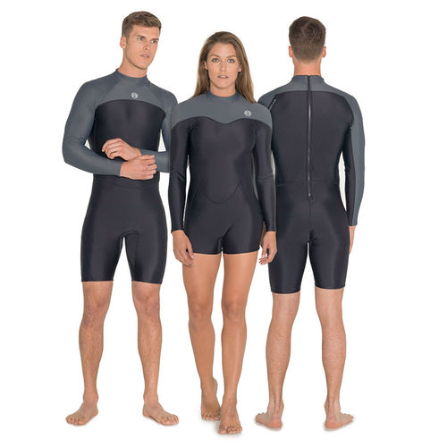 Neoprenfreier Anzug / für Apnoe-Taucher - THERMOCLINE SPRING - Fourth Element  - Langarm / einteilig / Shorty