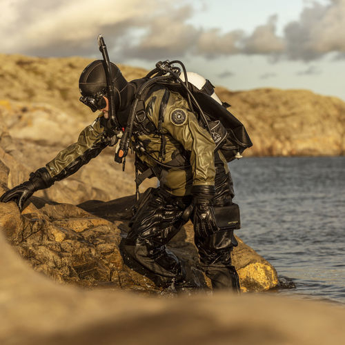 Tauch-Trockenanzug - D3 - Waterproof Diving GmbH  - mit Kopfhaube / einteilig / Langarm