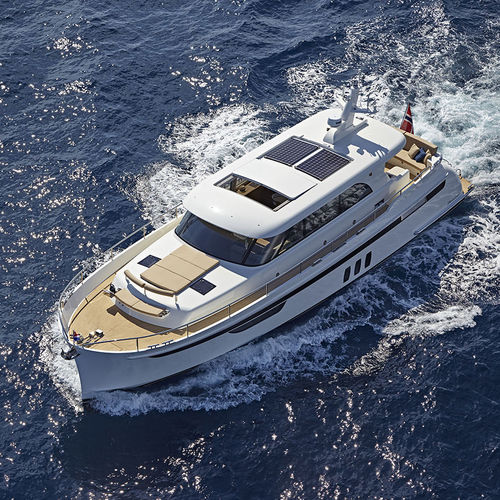 Motoryacht für Kreuzfahrten - 59S LONG RANGE - Steeler Yachts - Tauch / Hardtop / mit Steuerhaus