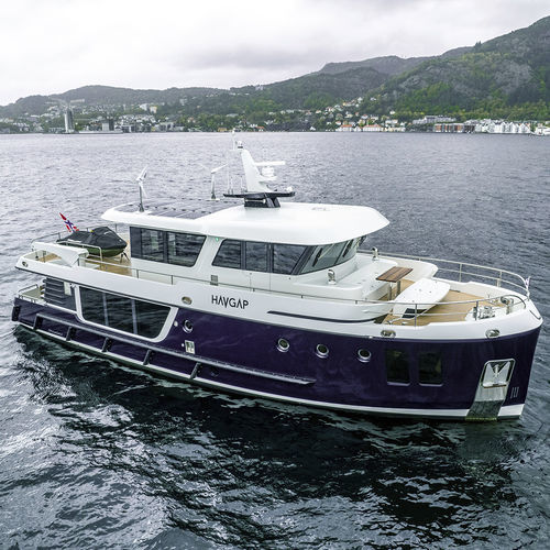 Motoryacht für Kreuzfahrten - HAVGAP - Steeler Yachts - klassisch / mit Steuerhaus / elektrisch