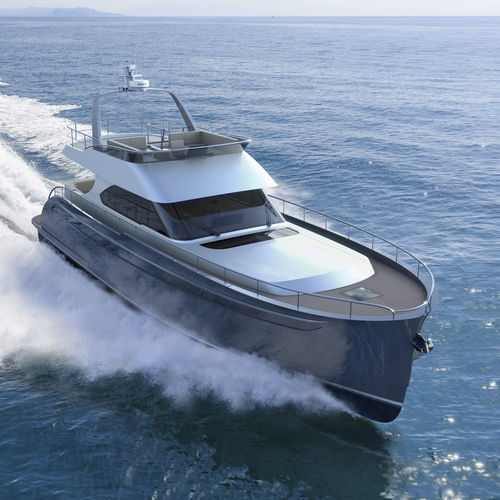 Motoryacht für Kreuzfahrten - 56S  - Steeler Yachts - Flybridge / IPS / 2 Kabinen